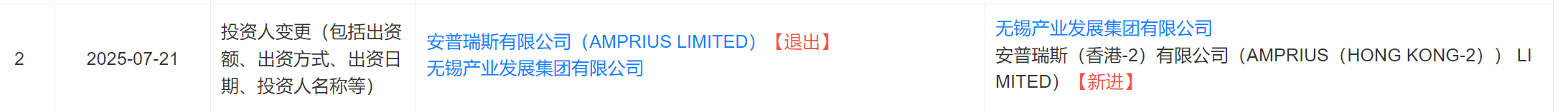 罗马仕电芯供应商安普瑞斯原控股股东宣告解散