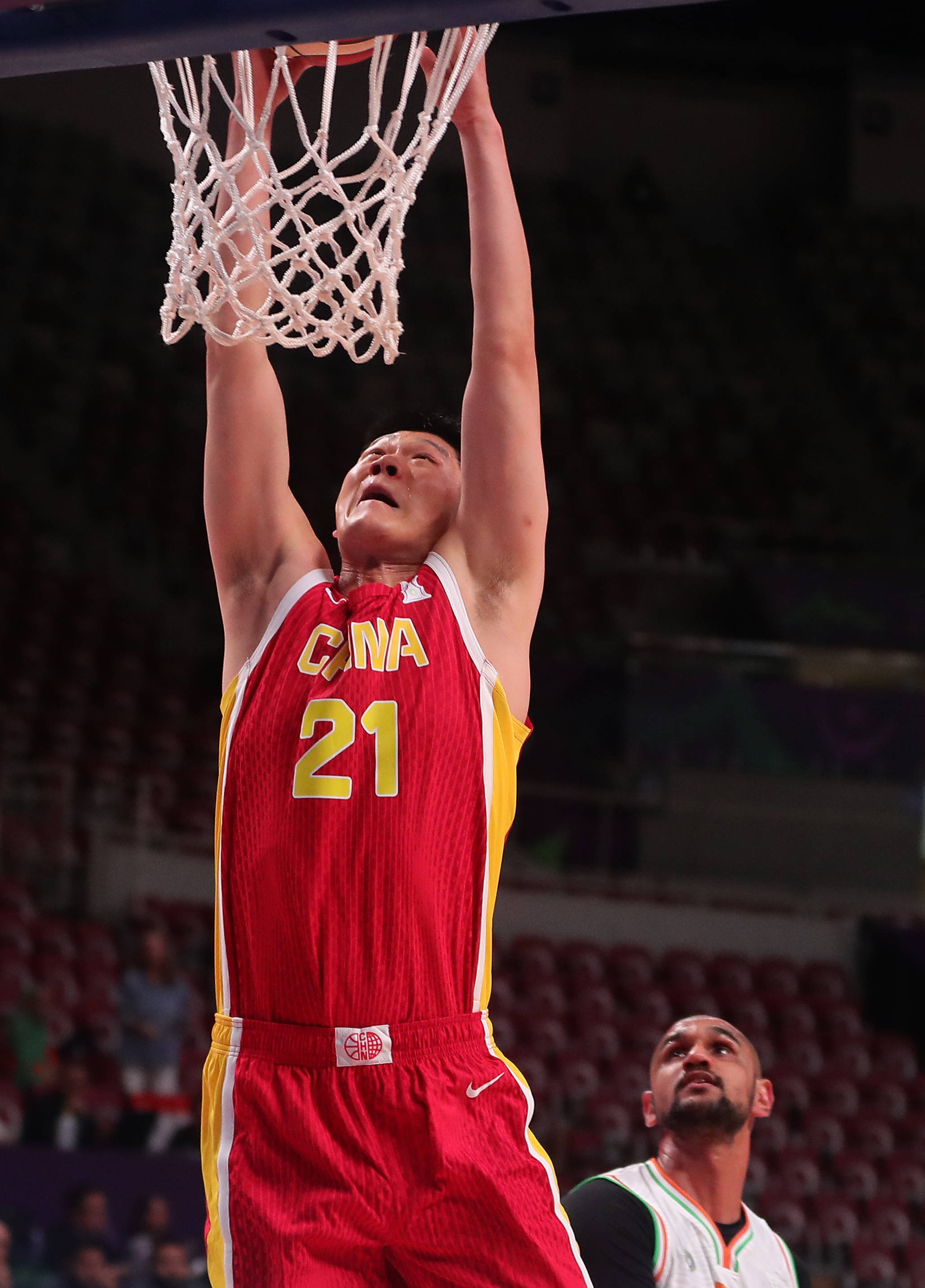 （体育）篮球——国际篮联亚洲杯：中国队对阵印度队