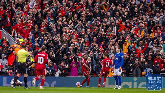 体育｜英超：利物浦胜埃弗顿